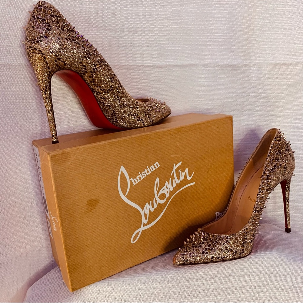 Christian Louboutin Shoes | Escarpic Glitter Eve size 39.5 (9us)
